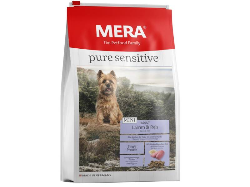 mera pure sensitive MINI Lamm/Reis Hundetrockenfutter von Mera Dog