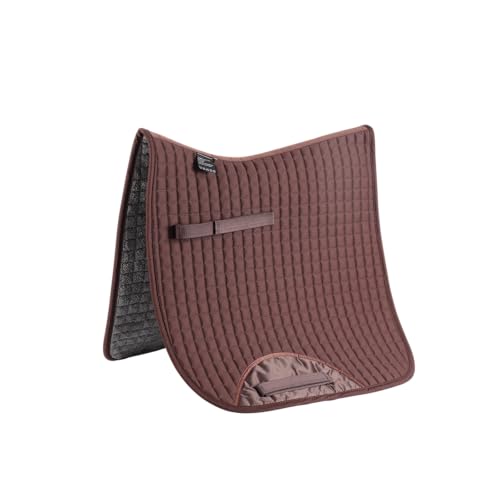 Merauno ® Baumwolle Sattel Pad, GP Universal, weich, langlebig Premium Qualität Klassisches Jumping Sattel Tuch atmungsaktiv einfach zu reinigen Vielseitig Braun von Merauno