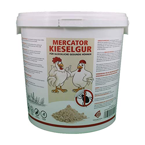 Mercator groep Kieselgur Schädlingsbekämpfungsmittel 10L – reines Kieselgur Pulver für Hühner von Mercator groep