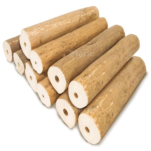 Meric Sola Stöcke mit Haut, 4" Rundholz Ideal zum Kauen, Nahrungssuche und Fußspielzeug für Papageien, Bräutigam Schnabel und Nägel, hält Vögel in gutem Benehmen, 10 Stück pro Packung Meric Sola Stöcke mit Haut, 4" Rundholz Ideal zum Kauen, Nahrungssuche und Fußspielzeug für Papageien, Bräutigam Schnabel und Nägel, hält Vögel in gutem Benehmen, 10 Stück pro Packung von Meric