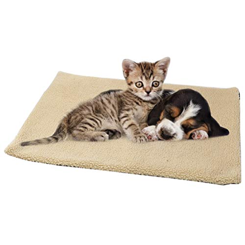 Merkts Warme Lamm-Samtdecke, selbstwärmende Decke, für Haustiere, Katzen und Hunde, um warm zu halten und bequem zu schlafen. von Merkts