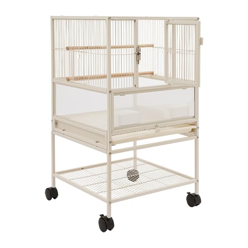 Mermaejstic vogelkäfig Rechteckiges Vogelnest für Kanarienvögel, Papageien und kleine exotische Arten,käfig Vogel 48,5 * 46 * 83 cm Weiß Freistehend Mermaejstic vogelkäfig Rechteckiges Vogelnest für Kanarienvögel, Papageien und kleine exotische Arten,käfig Vogel 48,5 * 46 * 83 cm Weiß Freistehend von Mermajestic