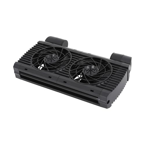 Mermajestic Aquarium-KüHlventilator, Leiser Ventilator für Aquarium Mit Einstellbarer Geschwindigkeit, Leiser Aquarium-Ventilator mit (2 Ventilatoren), Aquarium-KüHlwind-KüHler von Mermajestic