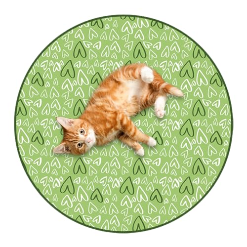 Merrwon Simuliertes Interaktives Jagd Katzenspielzeug Gertar Katzenspielzeug, Gitarre Katze Jagd Spielzeug 2 in 1 Smart Interactive Katzenspielzeug Ball unter einer Matte für Kätzchen von Merrwon