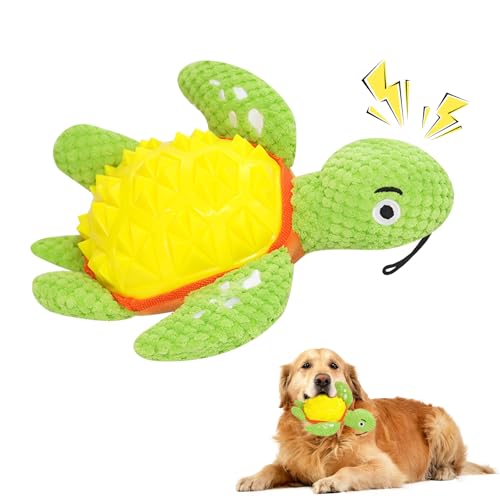 Mesenymm Hunde-Puzzle-Spielzeug, großes quietschendes Hundespielzeug, langlebiges Plüsch-Tug of War Spielzeug, Spender, intelligentes Hundespielzeug für Langeweile und Stimulierung für große Hunde von Mesenymm