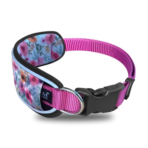 Comfort Fit Reflektierendes Hundehalsband, verstellbar, weich gepolstertes Halsband für kleine, mittelgroße Hunde, langlebig, leicht, kein Würgen, Haustierhalsband für Nachtsicherheit, ideal zum Comfort Fit Reflektierendes Hundehalsband, verstellbar, weich gepolstertes Halsband für kleine, mittelgroße Hunde, langlebig, leicht, kein Würgen, Haustierhalsband für Nachtsicherheit, ideal zum von Metric USA