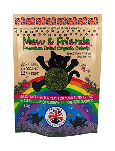 Mew & Friends Katzenminze - 30g, Premium Katzenminze, 100% Bio, natürlich getrocknet | Extra Starke Katzenminze | Neue Ernte 2025 | Katzenspielzeug | Katzenleckerli | Geschenk für Katzenliebhaber Mew & Friends Katzenminze - 30g, Premium Katzenminze, 100% Bio, natürlich getrocknet | Extra Starke Katzenminze | Neue Ernte 2025 | Katzenspielzeug | Katzenleckerli | Geschenk für Katzenliebhaber von Mew & Friends