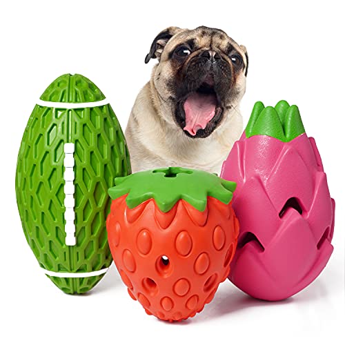 MewaJump Kauspielzeug für Hunde, 3er-Pack, Hundespielzeug für aggressive Kauer, Welpen-Zahnen-Kauspielzeug, interaktives langlebiges Spielzeug für mittelgroße und große Hunde von Mewajump
