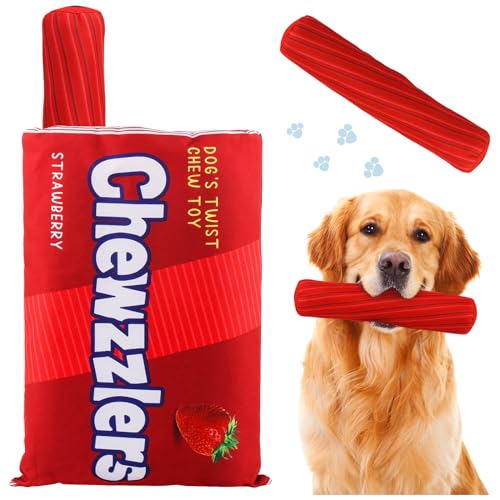 Dog Toys for Aggressive Chewers Dog Chew Toy Interactive Dog Toys for Large Medium Small Dogs Squeaky Dog Toys with Crinkle Paper Dog Enrichment Toys Funny Dog Puzzle Toys von Mewlmart