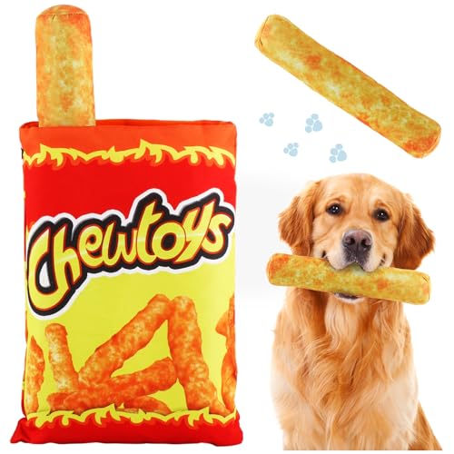 Dog Toys for Aggressive Chewers Dog Chew Toy Interactive Dog Toys for Large Medium Small Dogs Squeaky Dog Toys with Crinkle Paper Funny Dog Puzzle Toys Dog Enrichment Toys von Mewlmart