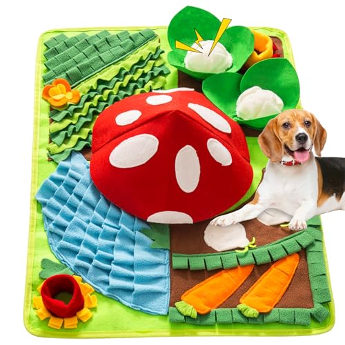 Mewoo Schnüffelmatte für Hunde, Schnüffelmatte für Hunde, Schnüffelmatte für Hunde Große Rasse mit Quietschend, Hund Schnüffelanreicherung Puzzle Interaktives Hundespielzeug für Langeweile (M-71.1 cm) Mewoo Schnüffelmatte für Hunde, Schnüffelmatte für Hunde, Schnüffelmatte für Hunde Große Rasse mit Quietschend, Hund Schnüffelanreicherung Puzzle Interaktives Hundespielzeug für Langeweile (M-71.1 cm) von Mewoo
