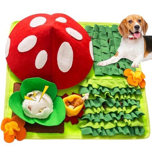 Mewoo Schnüffelmatte für Hunde, Schnüffelmatte für Hunde, Schnüffelmatte für Hunde Große Rasse mit Quietschend, Hund Schnüffelanreicherung Puzzle Interaktives Hundespielzeug für Langeweile (S-40.6 cm) Mewoo Schnüffelmatte für Hunde, Schnüffelmatte für Hunde, Schnüffelmatte für Hunde Große Rasse mit Quietschend, Hund Schnüffelanreicherung Puzzle Interaktives Hundespielzeug für Langeweile (S-40.6 cm) von Mewoo