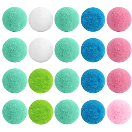 Mewtush 20 PCS Filzbälle Katzen, Filzkugeln, Katzenspielzeug Bäll, Handgefertigtes Katzenspielzeug aus Reiner Wolle, Spielbälle für Apportieren, Interaktion und Natürliche Kauinstinkte Mewtush 20 PCS Filzbälle Katzen, Filzkugeln, Katzenspielzeug Bäll, Handgefertigtes Katzenspielzeug aus Reiner Wolle, Spielbälle für Apportieren, Interaktion und Natürliche Kauinstinkte von Mewtush