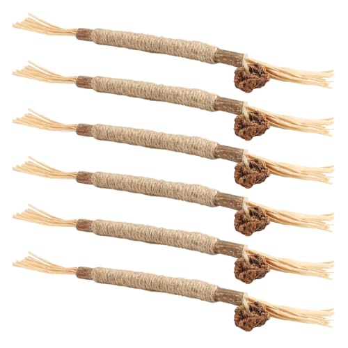 Mewtush 6 PCS 22cm Katzenminze Sticks, Katzenspielzeug, Bio Katzenminze Spielzeug für Katzen, Kausticks zur Stressreduktion, Zähne Reinigung, Zahnstein Entfernung, Gesunde Katzenpflege Mewtush 6 PCS 22cm Katzenminze Sticks, Katzenspielzeug, Bio Katzenminze Spielzeug für Katzen, Kausticks zur Stressreduktion, Zähne Reinigung, Zahnstein Entfernung, Gesunde Katzenpflege von Mewtush