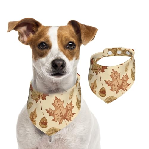 Bandana für Hunde, Herbstblätter, fallender Hund, Katze, 1 Stück, Hundezubehör für kleine Hunde Bandana für Hunde, Herbstblätter, fallender Hund, Katze, 1 Stück, Hundezubehör für kleine Hunde von Mexpekil