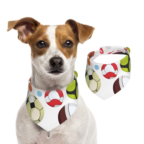 Bandana für verschiedene Ballsportarten, Hunde-Halstuch, Katzen-Halstuch, 1 Stück, Hundezubehör für kleine Hunde Bandana für verschiedene Ballsportarten, Hunde-Halstuch, Katzen-Halstuch, 1 Stück, Hundezubehör für kleine Hunde von Mexpekil