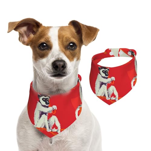 Halstuch für Hunde und Katzen, Motiv: Regenschirm, Affen-Aufdruck, 1 Stück, Hundezubehör für kleine Hunde Halstuch für Hunde und Katzen, Motiv: Regenschirm, Affen-Aufdruck, 1 Stück, Hundezubehör für kleine Hunde von Mexpekil