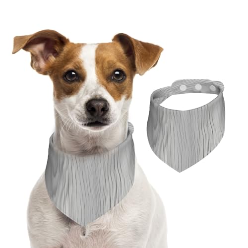 Hundehalstuch, Katzenhalstuch, Holzmaserung, 1 Stück, Hundezubehör für kleine Hunde, Grau Hundehalstuch, Katzenhalstuch, Holzmaserung, 1 Stück, Hundezubehör für kleine Hunde, Grau von Mexpekil