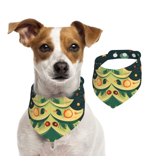 Hundehalstuch, geometrischer Weihnachtsbaum, Katze, Halstuch, 1 Stück, Hundezubehör für kleine Hunde, Grün Hundehalstuch, geometrischer Weihnachtsbaum, Katze, Halstuch, 1 Stück, Hundezubehör für kleine Hunde, Grün von Mexpekil