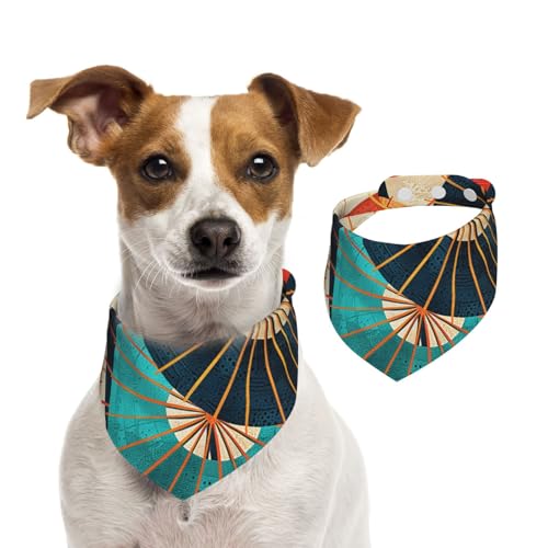 Japanischer Regenschirm, Hundehalstuch, Katzen-Halstuch, 1 Stück, Hundezubehör für kleine Hunde von Mexpekil