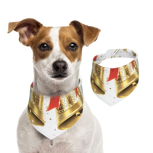 Jingling Bell Hundehalstuch, Katzen-Halstuch, 1 Stück, Hundezubehör für kleine Hunde Jingling Bell Hundehalstuch, Katzen-Halstuch, 1 Stück, Hundezubehör für kleine Hunde von Mexpekil