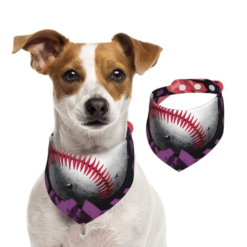 Street Baseball Graffiti Hundehalstuch, Katzen-Halstuch, 1 Stück, Hundezubehör für kleine Hunde Street Baseball Graffiti Hundehalstuch, Katzen-Halstuch, 1 Stück, Hundezubehör für kleine Hunde von Mexpekil