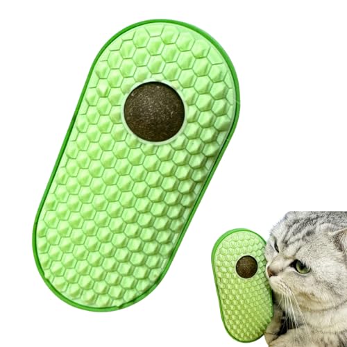 Mezrkuwr Katzenminzen-Spielzeugbälle zum Ankleben an der Wand, Katzenspielzeugball, Katzenminzen-Wandbälle zum Lecken von Katzen, Katzengesichtskratzer, katzenminze Ball Mezrkuwr Katzenminzen-Spielzeugbälle zum Ankleben an der Wand, Katzenspielzeugball, Katzenminzen-Wandbälle zum Lecken von Katzen, Katzengesichtskratzer, katzenminze Ball von Mezrkuwr
