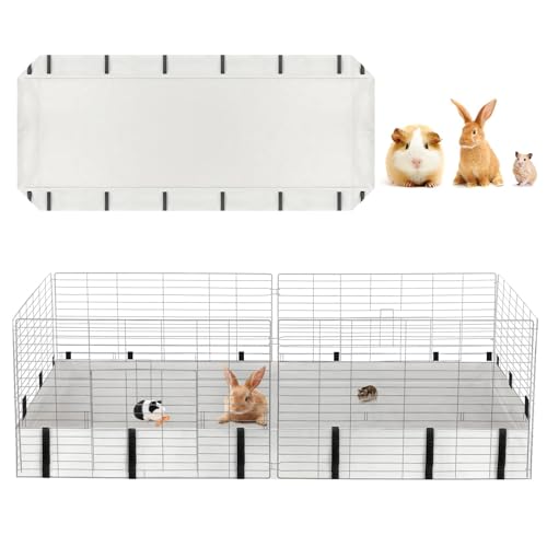 Mfsdai Wasserdichter Meerschweinchen-Einsatz für C- und C-Gitter, waschbar, für Meerschweinchen, Kaninchen, Hamster, Igel, Frettchen, kleine Haustiere (kein Käfig), 122 x 61 cm von Mfsdai