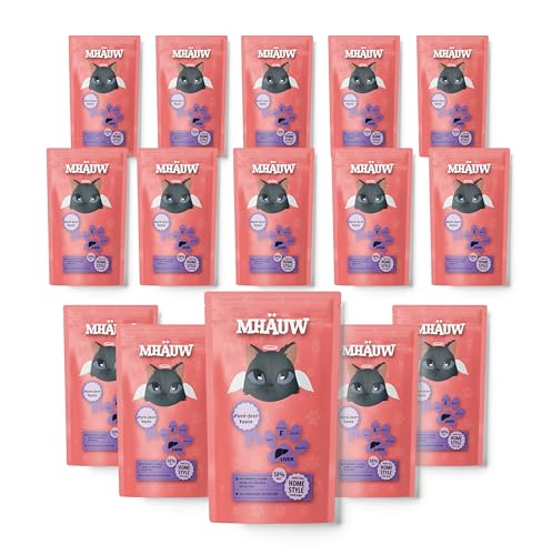 MHAUW - Liver Puree Meat 80 Gr x 15 Snack von Mhauw