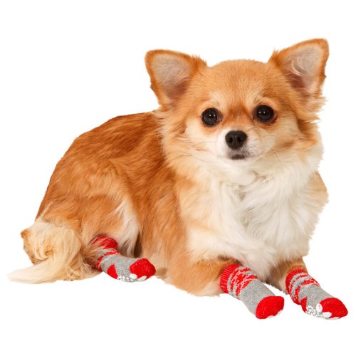 Karlie Doggy Socks Hundesocken 4er Set - Rot/Grau, fr Hunde und Welpen Karlie Doggy Socks Hundesocken 4er Set - Rot/Grau, fr Hunde und Welpen von Mhlan Zoobedarf