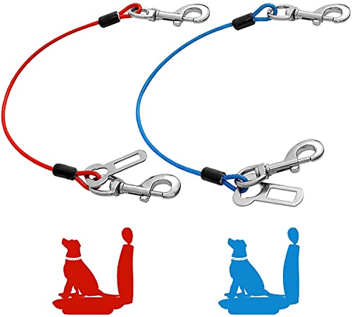 Mi Metty Hunde Sicherheitsgurt Stahldraht Bissfester Hundegurt fürs Auto Universalstecker Hundesicherheitsgurt für Hunde Katzen Haustier Mi Metty Hunde Sicherheitsgurt Stahldraht Bissfester Hundegurt fürs Auto Universalstecker Hundesicherheitsgurt für Hunde Katzen Haustier von Mi Metty