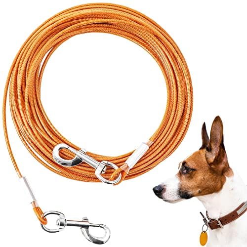 Mi Metty Tie-Out Leinen für Hunde,6m Kausichere Hundeleinen,Tie Out Cables Hofleine Für mittlere bis große Hunde Mi Metty Tie-Out Leinen für Hunde,6m Kausichere Hundeleinen,Tie Out Cables Hofleine Für mittlere bis große Hunde von Mi Metty
