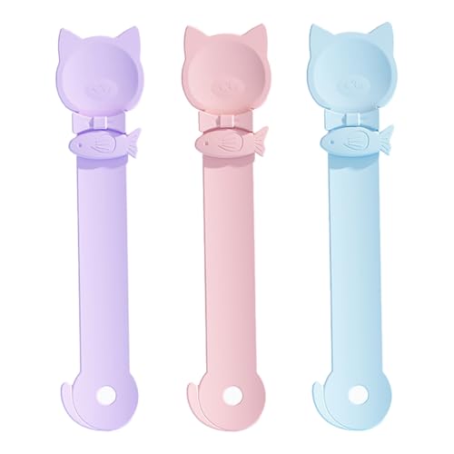 3 Stück Katzenstreifen Quetschlöffel, Squeezable Katzen Leckerli Spenderlöffel, Katzenfutter Löffel Multifunktional mit Langen Griffen für Nassfutter Flüssigleckerlis Pürees Futteraufbewahrung 3 Stück Katzenstreifen Quetschlöffel, Squeezable Katzen Leckerli Spenderlöffel, Katzenfutter Löffel Multifunktional mit Langen Griffen für Nassfutter Flüssigleckerlis Pürees Futteraufbewahrung von MiOYOOW