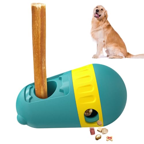 MiOYOOW Bully Stick Halter für Hunde, Langsam Fütternder Leckerli-Spender für Hunde, Hundespielzeug mit Verstellbarem Loch für 4,5–25 Kg Große, Mittelgroße und Kleine Hunde MiOYOOW Bully Stick Halter für Hunde, Langsam Fütternder Leckerli-Spender für Hunde, Hundespielzeug mit Verstellbarem Loch für 4,5–25 Kg Große, Mittelgroße und Kleine Hunde von MiOYOOW