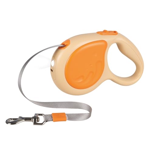 Einziehbare Hundeleine, 4,8m, Robuste Hundeleine mit 360°-Drehhaken und LED-Licht, Haustier Leine für Kleine und Mittelgroße Hunde und Katzen Bis zu 30kg Einziehbare Hundeleine, 4,8m, Robuste Hundeleine mit 360°-Drehhaken und LED-Licht, Haustier Leine für Kleine und Mittelgroße Hunde und Katzen Bis zu 30kg von MiOYOOW