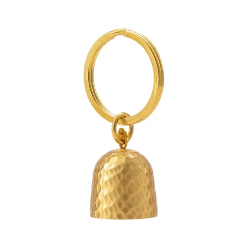 Glöckchen für Katzenhalsband Hundehalsband, Multifunktionale Kleine Glocke für Haustierhalsband aus Kupfer mit Aufhängeschlaufe zur Haustierverfolgung von MiOYOOW