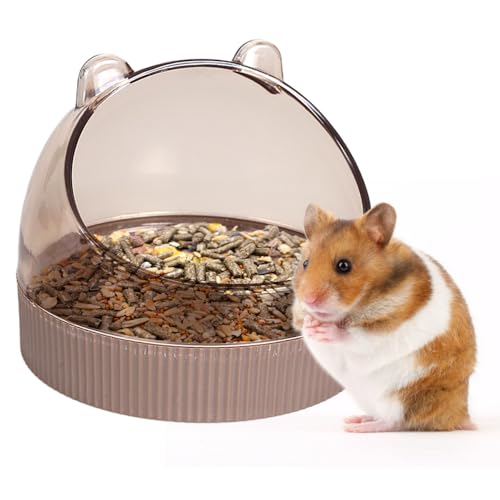 Hamster Futternapf, Auslaufsicherer Futterschalen für Kleintiere, Hamster-Schüssel für Meerschweinchen, Chinchillas, Igel, Ratten von MiOYOOW