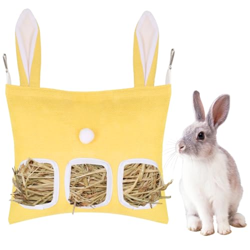 Heu Futtersack, Heusack, Niedlicher Hängender Kaninchen Futterspender, Futterbeutel Aufbewahrungssack für Meerschweinchen, für Häschen, Hamster, Chinchillas, Kleintiere Heu Futtersack, Heusack, Niedlicher Hängender Kaninchen Futterspender, Futterbeutel Aufbewahrungssack für Meerschweinchen, für Häschen, Hamster, Chinchillas, Kleintiere von MiOYOOW
