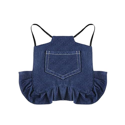 Hühnersättel, Denim Hühnersattelschürze Hühnerrückenschutz mit Elastischem Riemen Schützt Hühnerpflegebedarf, Hühnerkleidung für Geflügel von MiOYOOW