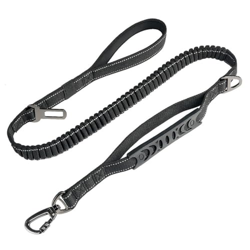 Hunde-Autoleine, einziehbarer Hunde-Sicherheitsgurt, reflektierende Haustier-Sicherheitsleine mit D-Ring für Hund, Auto, Laufen, Spazierengehen, Wandern Hunde-Autoleine, einziehbarer Hunde-Sicherheitsgurt, reflektierende Haustier-Sicherheitsleine mit D-Ring für Hund, Auto, Laufen, Spazierengehen, Wandern von MiOYOOW