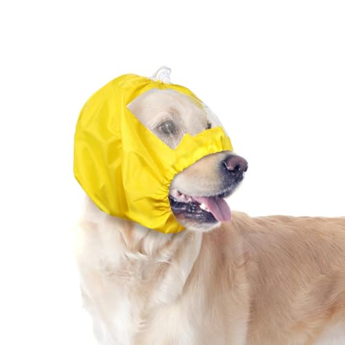 Hunde Duschhaube, Verstellbare Badehut für Hunde mit Transparenter Augenmaske, wasserdichte, Wiederverwendbare Duschhaube für Haustiere zum Schutz Beim Baden Im Sommer Hunde Duschhaube, Verstellbare Badehut für Hunde mit Transparenter Augenmaske, wasserdichte, Wiederverwendbare Duschhaube für Haustiere zum Schutz Beim Baden Im Sommer von MiOYOOW