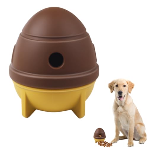 Hundespielzeug mit Leckerli-Spender, Hunde Puzzle Spielzeug aus Silikon, Interaktives Kauspielzeug für Katzen zum Spielen und Trainieren von Hunden und Katzen (Loch mit 1,5cm Durchmesser) von MiOYOOW
