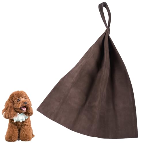 Hundezerr Spielzeug, Leder Beißtuch Weicher Interaktiver Hundebiss Trainingslappen Mit Griff Für Kleine, Mittelgroße Und Große Hunde Hundezerr Spielzeug, Leder Beißtuch Weicher Interaktiver Hundebiss Trainingslappen Mit Griff Für Kleine, Mittelgroße Und Große Hunde von MiOYOOW