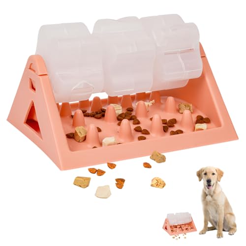 Interaktives Hundespielzeug, Hunde Puzzle Spielzeug, 360° Drehbar, Katzenspielzeug mit Langsamer Fütterung, Kreatives Haustierspielzeug für Hunde und Katzen, Spieltraining Interaktives Hundespielzeug, Hunde Puzzle Spielzeug, 360° Drehbar, Katzenspielzeug mit Langsamer Fütterung, Kreatives Haustierspielzeug für Hunde und Katzen, Spieltraining von MiOYOOW