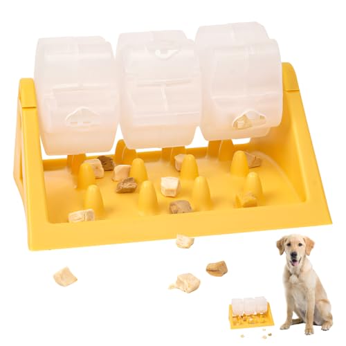 Interaktives Hundespielzeug, Hunde Puzzle Spielzeug, 360° Drehbar, Katzenspielzeug mit Langsamer Fütterung, Kreatives Haustierspielzeug für Hunde und Katzen, Spieltraining Interaktives Hundespielzeug, Hunde Puzzle Spielzeug, 360° Drehbar, Katzenspielzeug mit Langsamer Fütterung, Kreatives Haustierspielzeug für Hunde und Katzen, Spieltraining von MiOYOOW