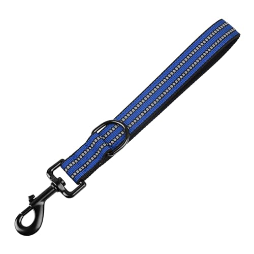 Kurze Hundeleine, 11,3 Zoll Verschleißfeste Hundetrainingsleine aus Nylon mit Retroreflektierenden Streifen Reflektierende Haustierleinen zur Kontrolle von Trainingshunden Kurze Hundeleine, 11,3 Zoll Verschleißfeste Hundetrainingsleine aus Nylon mit Retroreflektierenden Streifen Reflektierende Haustierleinen zur Kontrolle von Trainingshunden von MiOYOOW