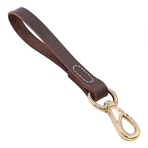 MiOYOOW Kurze Hundeleine,Robuste Hund Leder Kurzleine 20 cm Hundetraining Kurzes Seil aus Leder für Mittlere und Große Hunde Training Spazierengehen MiOYOOW Kurze Hundeleine,Robuste Hund Leder Kurzleine 20 cm Hundetraining Kurzes Seil aus Leder für Mittlere und Große Hunde Training Spazierengehen von MiOYOOW