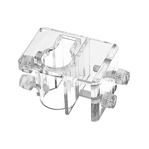 MiOYOOW Aquarium Wasserrohr Halter, Acryl Aquarium Schlauchhalter Einlass- und Auslassrohr Befestigungsclip für Fixierung von 12–16 mm Einlauf Ablaufrohr MiOYOOW Aquarium Wasserrohr Halter, Acryl Aquarium Schlauchhalter Einlass- und Auslassrohr Befestigungsclip für Fixierung von 12–16 mm Einlauf Ablaufrohr von MiOYOOW