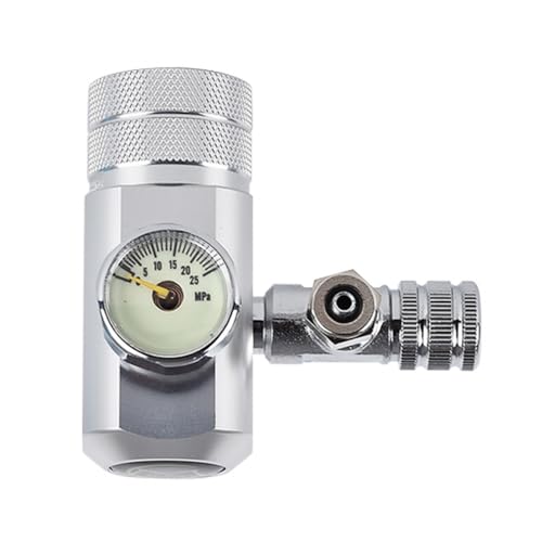 MiOYOOW Aquarium CO2 Regler, CO2 Manometer Druckregler für Aquarien, Rückschlagventil Manometer mit Mini Einzeltisch für Aquarienwasserpflanzen MiOYOOW Aquarium CO2 Regler, CO2 Manometer Druckregler für Aquarien, Rückschlagventil Manometer mit Mini Einzeltisch für Aquarienwasserpflanzen von MiOYOOW