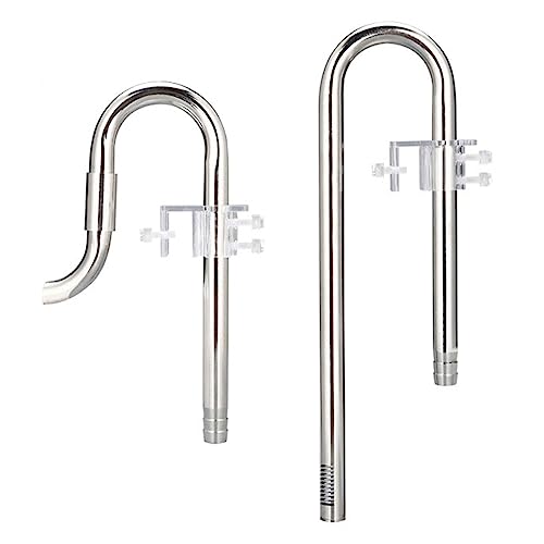 MiOYOOW Aquarium Wasseroberfläche Skimmer, Aquarium Filterrohr Edelstahl Zufluss Abfluss Rohre für Aquarium Planted Tank 12 / 16mm MiOYOOW Aquarium Wasseroberfläche Skimmer, Aquarium Filterrohr Edelstahl Zufluss Abfluss Rohre für Aquarium Planted Tank 12 / 16mm von MiOYOOW